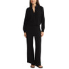 Z Supply Campo Button Up Gauze Top - Black - front view