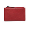 Berry red Zara vegan wallet. 