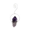 Large Amethyst crystal window or wall hanging.   Large Amethyst crystal window or wall hanging.