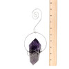 Large Amethyst crystal window or wall hanging size.   Large Amethyst crystal window or wall hanging size.
