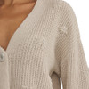 Z Supply Fleur Cardigan Sweater - Parchment - close up view