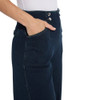 Lysse Dion Sailor Crop Palazzo Denim Pants - Indigo - pocket view