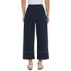 Lysse Dion Sailor Crop Palazzo Denim Pants - Indigo - back view