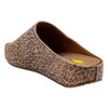 Volatile Footwear - WREN - Leopard Print Slip On Sandal - back view