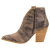 Corkys Footwear Western Inspired Bootie - BAR HOPPIN - Taupe - left side view