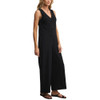 Z Supply Solace Textured Slub Jumpsuit - Black - side view