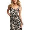 Z Supply Polanco Palm Isla Leaf Midi Dress - neckline view