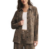 Z Supply All Day Knit Leopard Jacket - Desert Tan 
