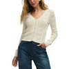 Z Supply Gema Pointelle Cardigan Sweater 