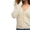 Z Supply Gema Pointelle Cardigan Sweater - sleeve and neckline view