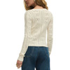 Z Supply Gema Pointelle Cardigan Sweater - back view