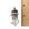 Garden Quartz sterling silver wrapped pendant with a ruler. 