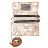 Bed|Stu Genuine Leather Crossbody Bag Wallet - CADENCE PW - inside view
