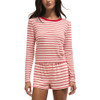 Z Supply Night In Stripes Long Sleeve Top 