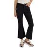 Molly Bracken Cropped Flared Pants - Black - front view