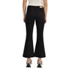 Molly Bracken Cropped Flared Pants - Black - model back view