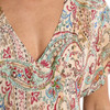 Molly Bracken - Paisley Cashmere Print Maxi Dress - neckline view