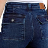 Judy Blue - High Waist Back Flap Pocket Denim Shorts 150304 - back pocket view