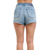 Judy Blue - High Waist Rigid Magic Cut Off Short with Raw Side Seam 150368 - back view