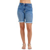 Judy Blue - High Waist Frayed Edge Bermuda Jean Short 152106