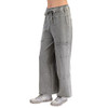 Easel Clothing - Mineral Washed Terry Knit Pants - Ash Grey - side view