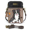 Chala - Cellphone X-Body Purse - Border Collie 