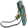 Chala Handbags - Cellphone X-Body Shoulder Bag Purse - Dragonfly - side view