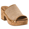 Corkys Footwear Raffia Platform Sandals - MAY I HELP YOU - Honey - front view