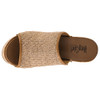 Corkys Footwear Raffia Platform Sandals - MAY I HELP YOU - Honey - top view