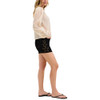 Judy Blue - High Waist Black Studded Star Slim Short 150389 - model right side view