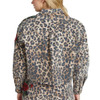 Driftwood Jeans - Dani Shirt x Wild Rose - Leopard Print Denim Jacket - back view