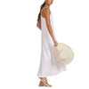 bobi - High Low Midi Tank Dress - White - side view