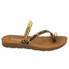 Corkys Footwear - Toe Wrap Sandal -  HIT THE STRIP - Leopard