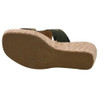 Corkys Footwear Wedge Sandal - KISS N TELL - Camo - bottom view
