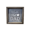 World’s Best Dad Framed Sign