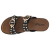 Corkys Footwear Wedge Sandal - TOLD YOU SO - Black - top view