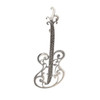 Sterling silver 2" guitar pendant. 