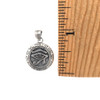 Sterling Silver Eye of Horus Zodiac Pendant – 17mm