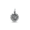 Eye of Horus sterling silver pendant. 