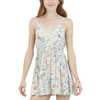 Angie Clothes V-Neck Floral Print Romper - front view