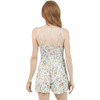 Angie Clothes V-Neck Floral Print Romper - back view