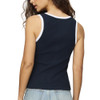 Z Supply Sirena Colorblock Rib Tank - Eclipse - back view