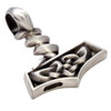 BICO Australia Jewelry Pewter Pendant E337 - THOR'S HAMMER - back view