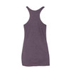 PLB Purple Heather Racerback Tank Top - Desert Moon Cowgirl backside of tank top.