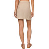 Z Supply Ellery Linen Wrap Mini Skirt - Flax - back view