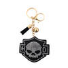 Skull rhinestone keychain. 
