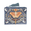 Front side of embroidered moth coinpurse. 