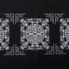 Black and white mandala bandana headband. 
