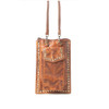 Western Wanderer burnt honey leather crossbody bag. 