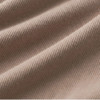 Z Supply Rowe Rib Scoop Tank Top - Heather Ash - close up fabric view